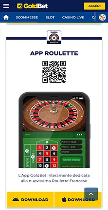 goldbet app apk per android