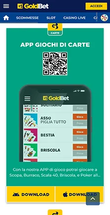 goldbet app superenalotto
